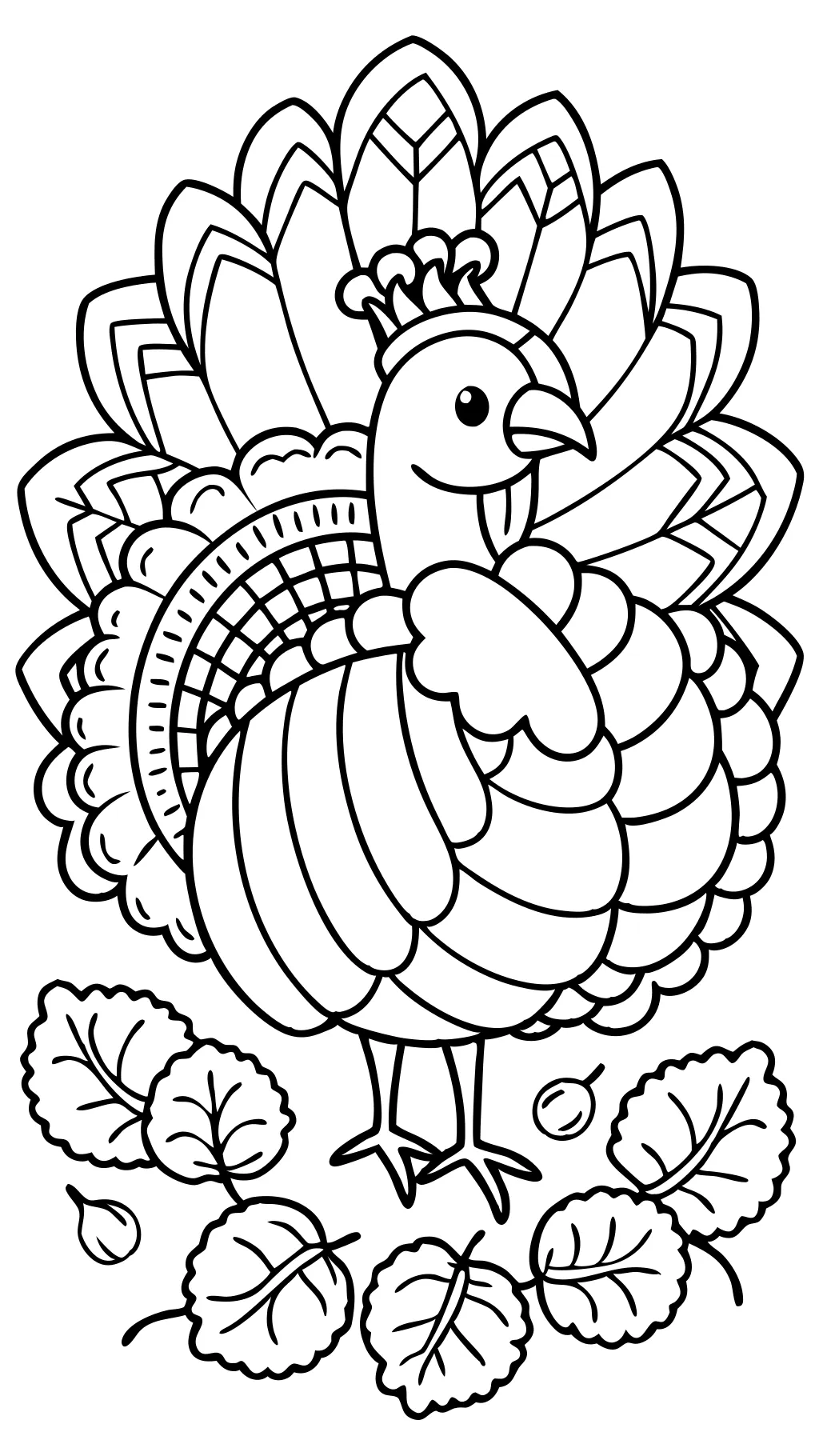 turkey coloring pages colored